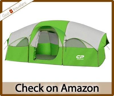 CAMPROS 8-Person Waterproof Windproof Family Tent