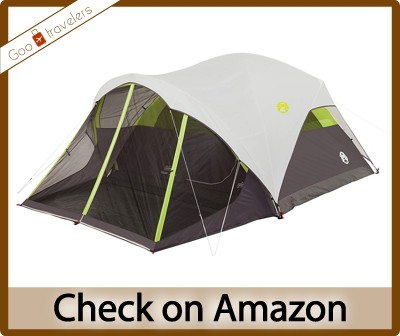 Coleman 6-Person Steel Creek Fast Pitch Dome Tent with Screen Room