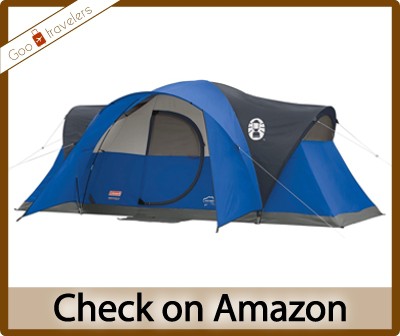 Coleman 8-Person Tent with Easy Setup for Outdoors