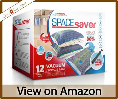 Spacesaver Premium Vacuum Storage Bags with Free Hand Pump