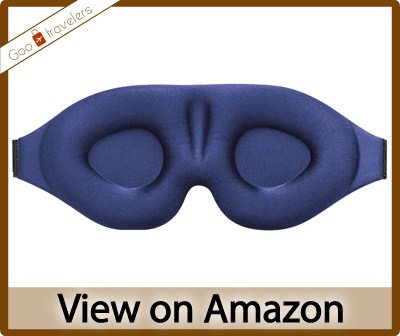 ZGGCD 3D Luxury Light Blocking Sleeping Eye Mask for Flight