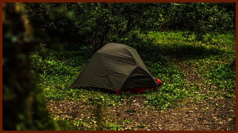 A Stealth Camping Tent