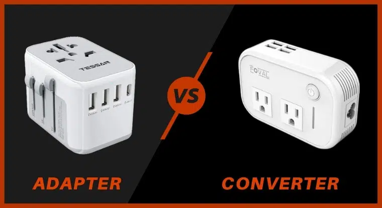 Travel Adapter vs. Converter